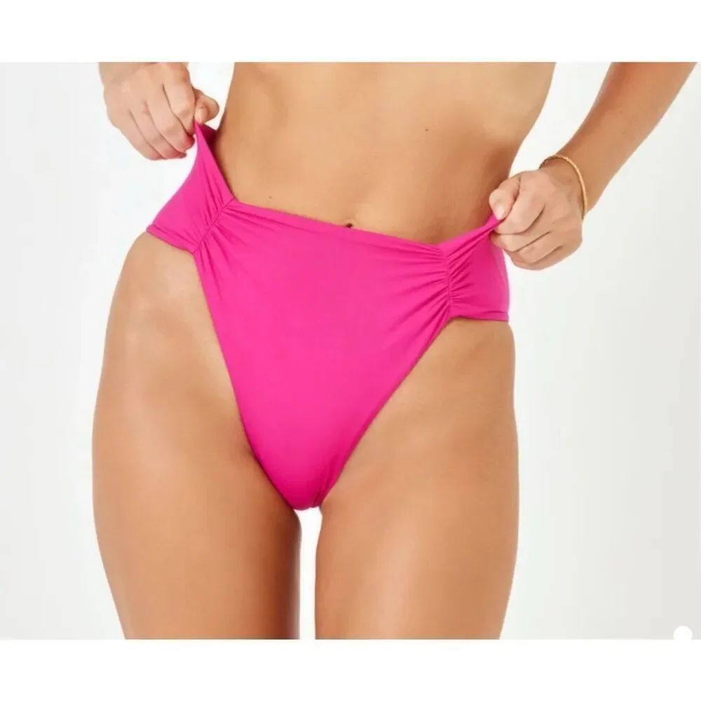 L Space NWT size S bikini Arlo Bottom Bougainvillea color